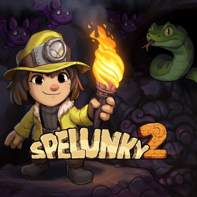Front Cover for Spelunky 2 (PlayStation 4) (download release)