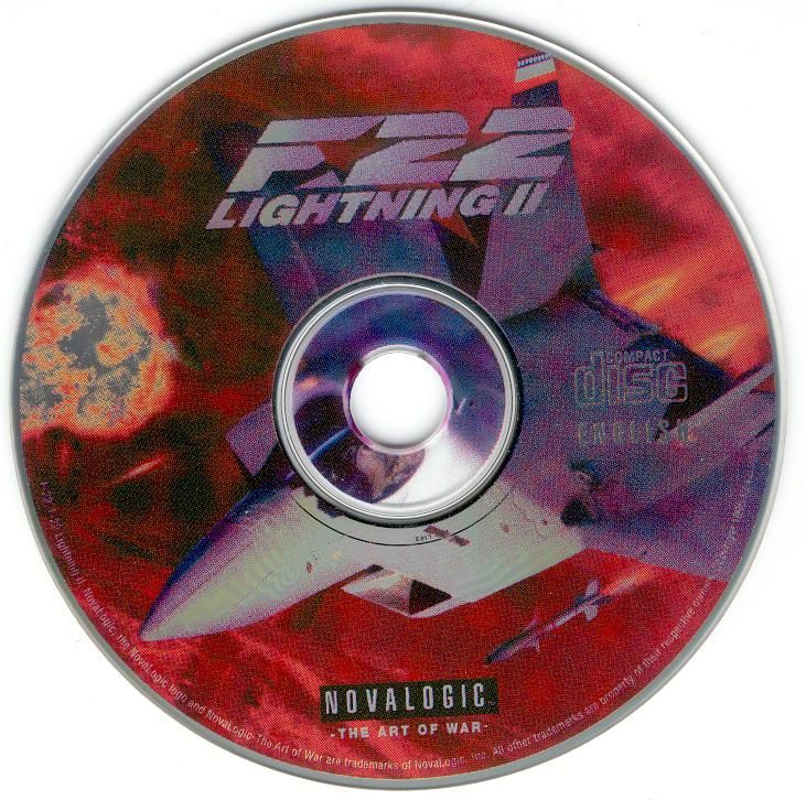 Media for F-22 Lightning II (DOS): Game Disc