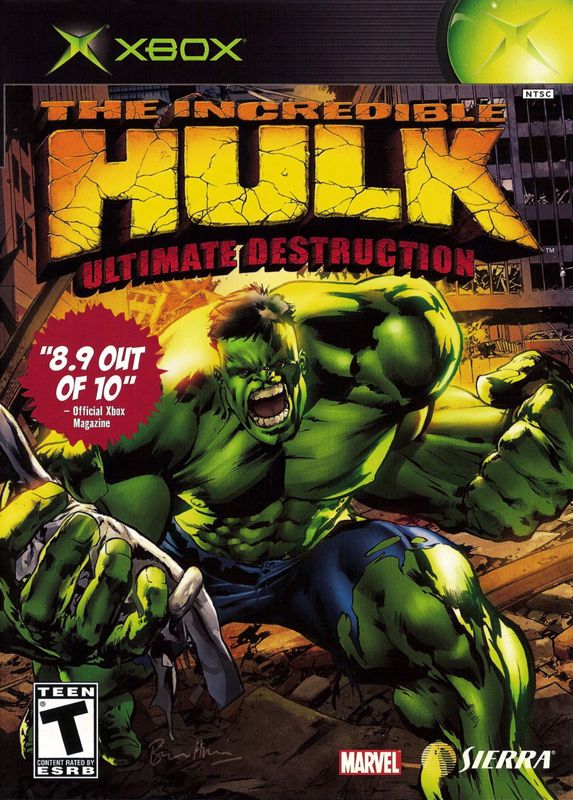 Front Cover for The Incredible Hulk: Ultimate Destruction (Xbox)