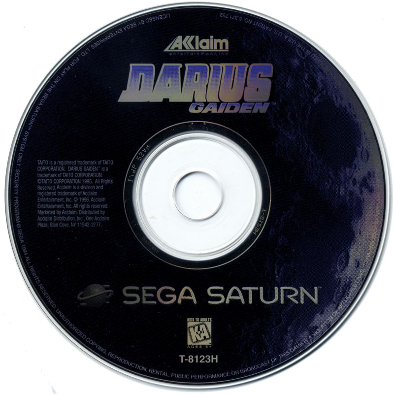 Media for Darius Gaiden (SEGA Saturn)