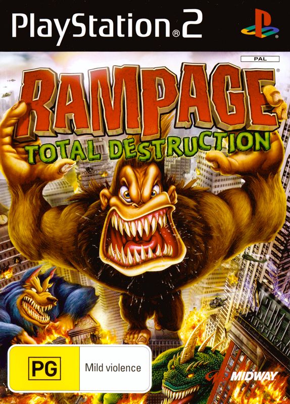 Front Cover for Rampage: Total Destruction (PlayStation 2)