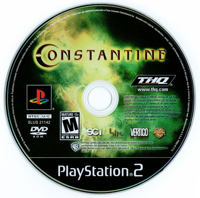 Media for Constantine (PlayStation 2)