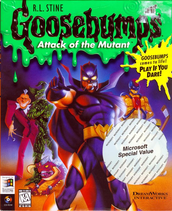 Front Cover for Goosebumps Attack of the Mutant (Windows)