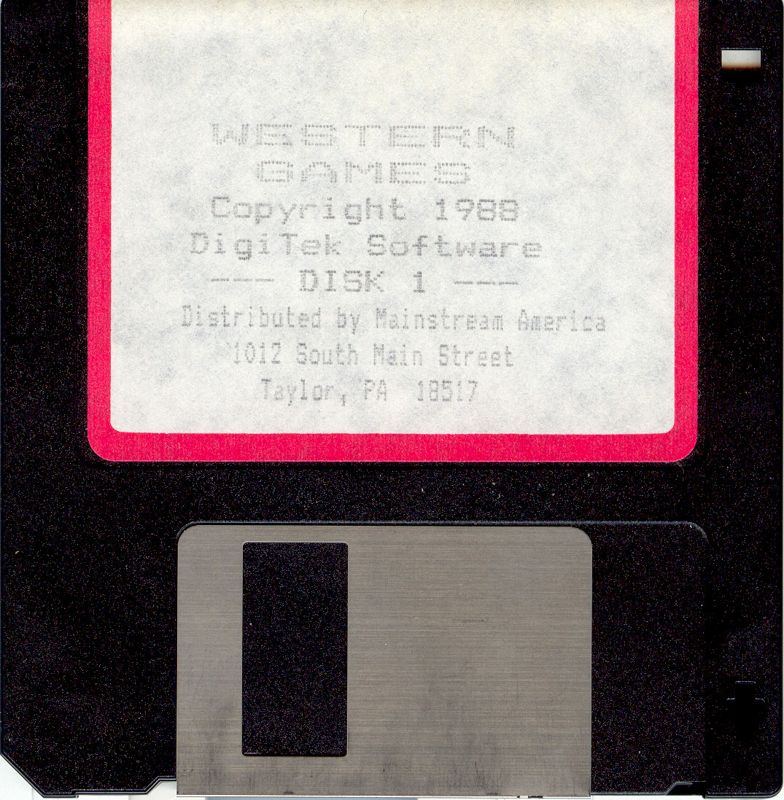Media for Western Games (Amiga)
