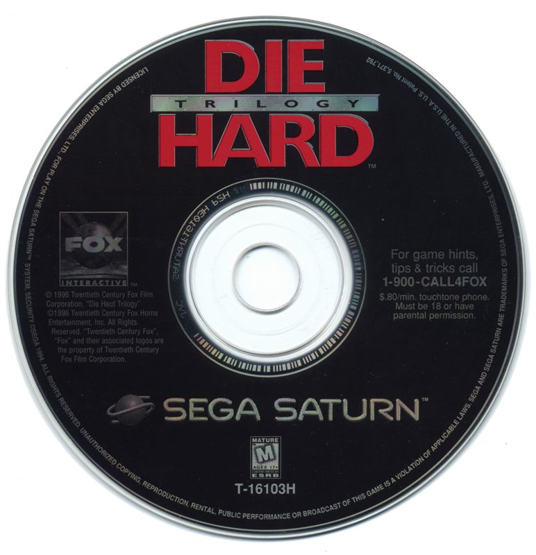 Media for Die Hard Trilogy (SEGA Saturn)