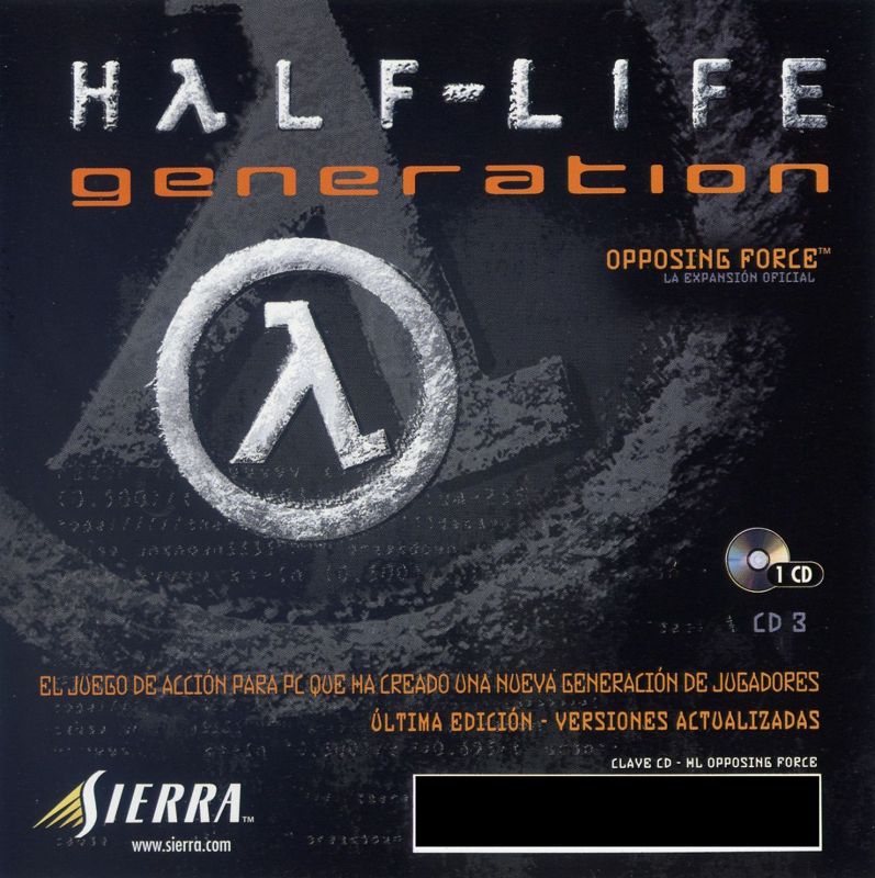 Other for Half-Life: Platinum (Windows): Jewel Case - Front (Opposing Force)