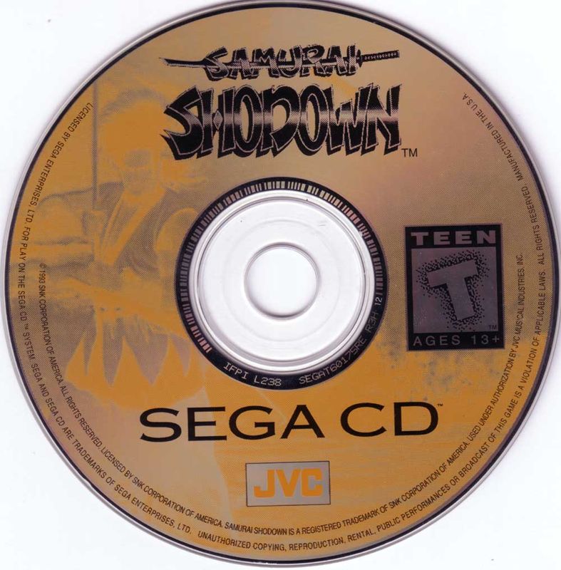 Media for Samurai Shodown (SEGA CD)