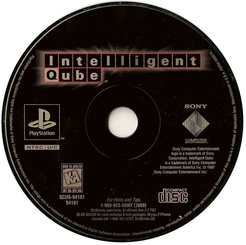 Media for Intelligent Qube (PlayStation)