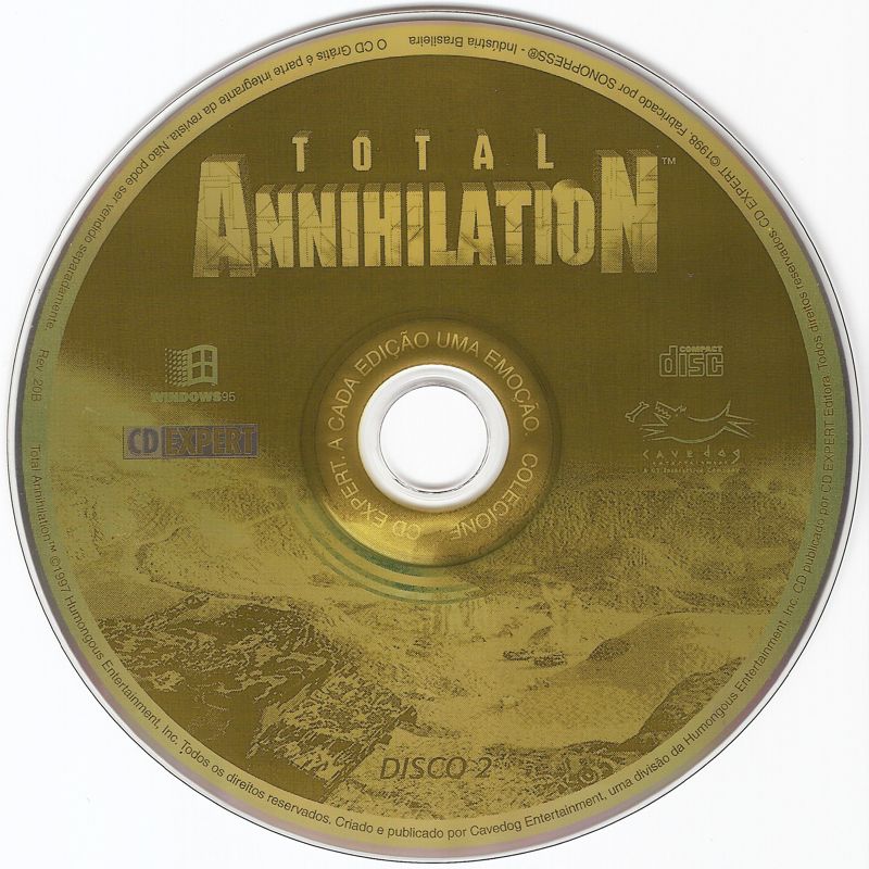 Media for Total Annihilation (Windows) (CD Expert covermount): Disc 2