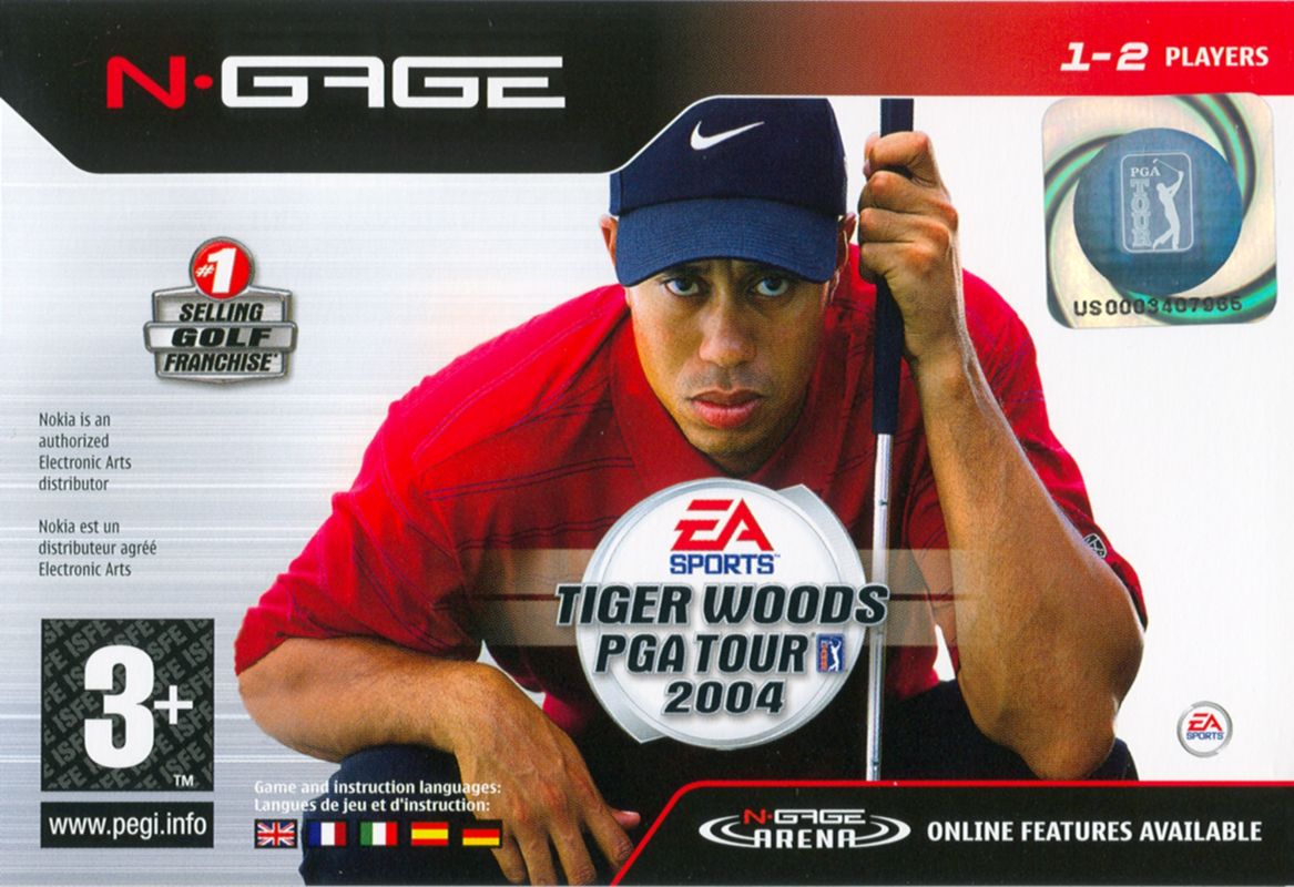 Tiger Woods PGA Tour 2004 Cover Or Packaging Material MobyGames Tiger Woods PGA Tour 2004 Cover Or Packaging Material MobyGames