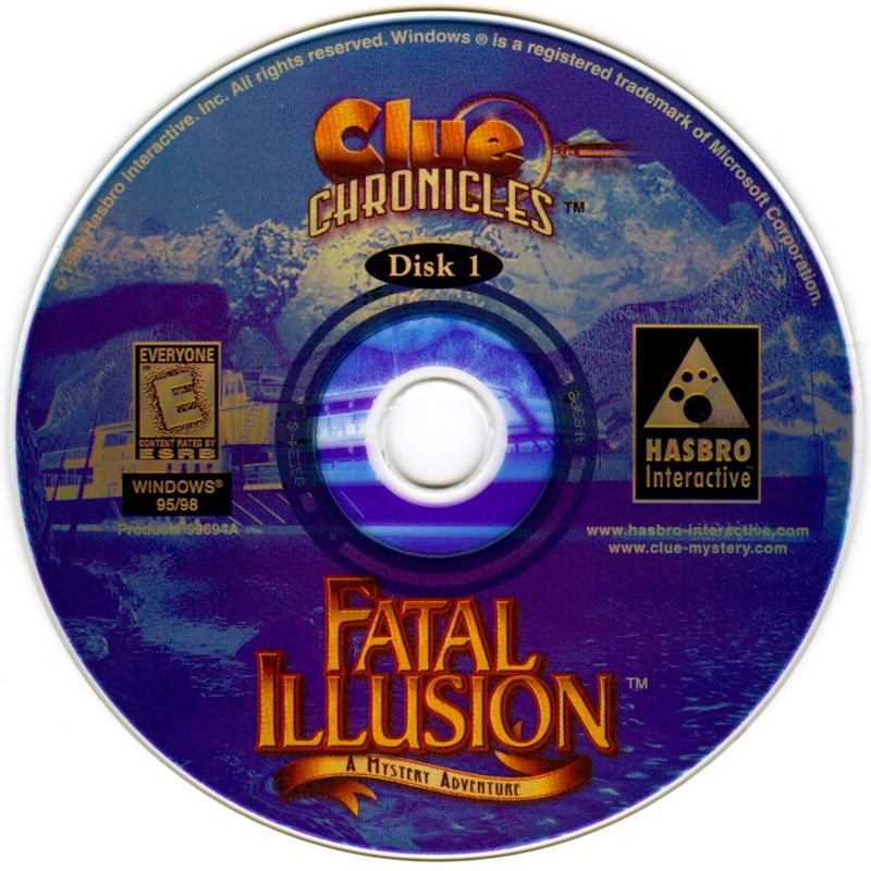 Media for Clue Chronicles: Fatal Illusion (Windows): Disc 1