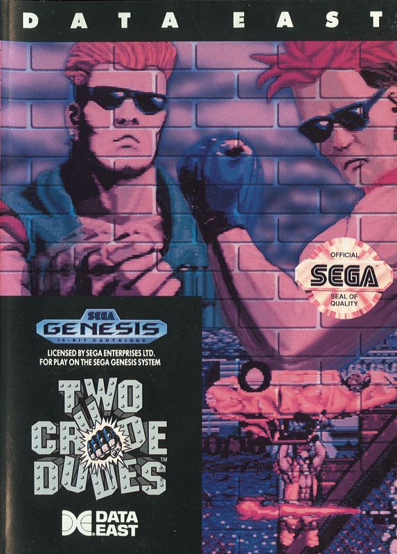 Front Cover for Two Crude Dudes (Genesis)