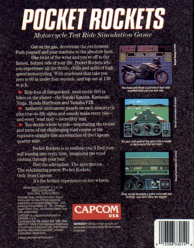 Pocket Rockets cover or packaging material MobyGames