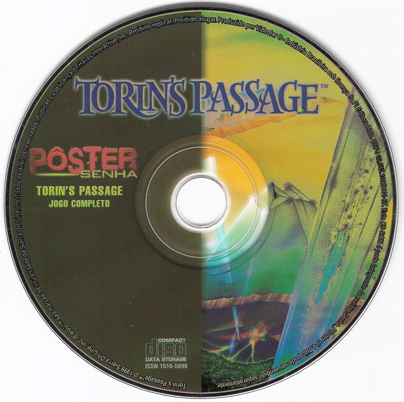 Media for Torin's Passage (DOS and Windows and Windows 3.x) (Senha Pôster covermount)
