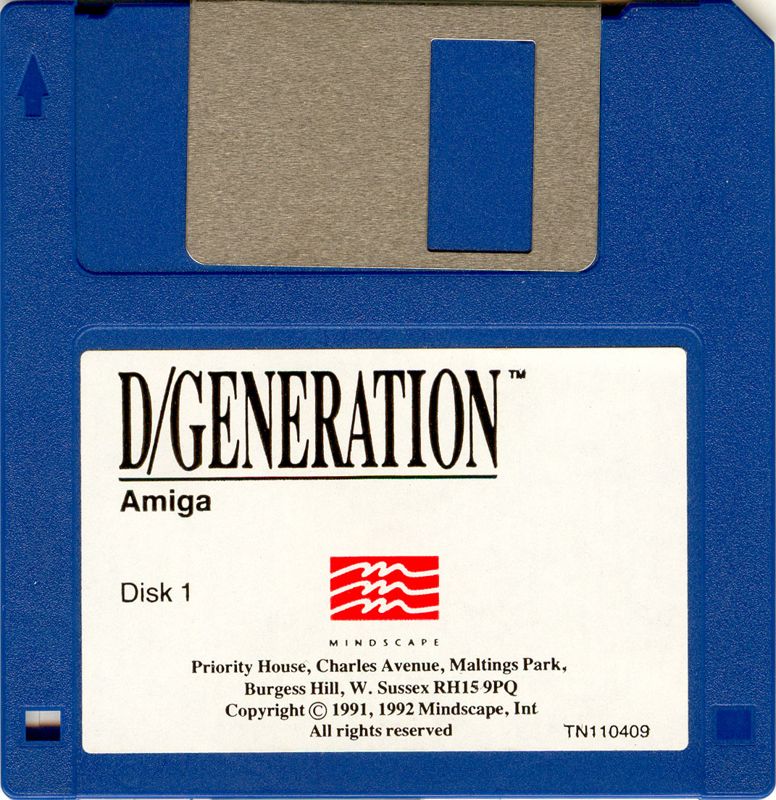 Media for D/Generation (Amiga): Disk 1/2