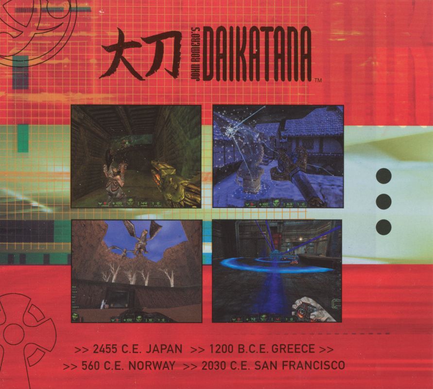 Other for John Romero's Daikatana (Windows): Sleeve - Left Flap