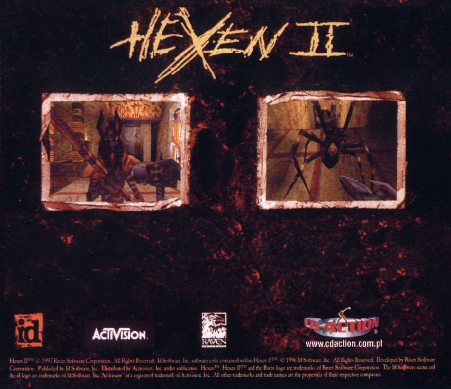 Back Cover for Hexen II (Windows) (Bundled with CD-Action magazine #6/2003)