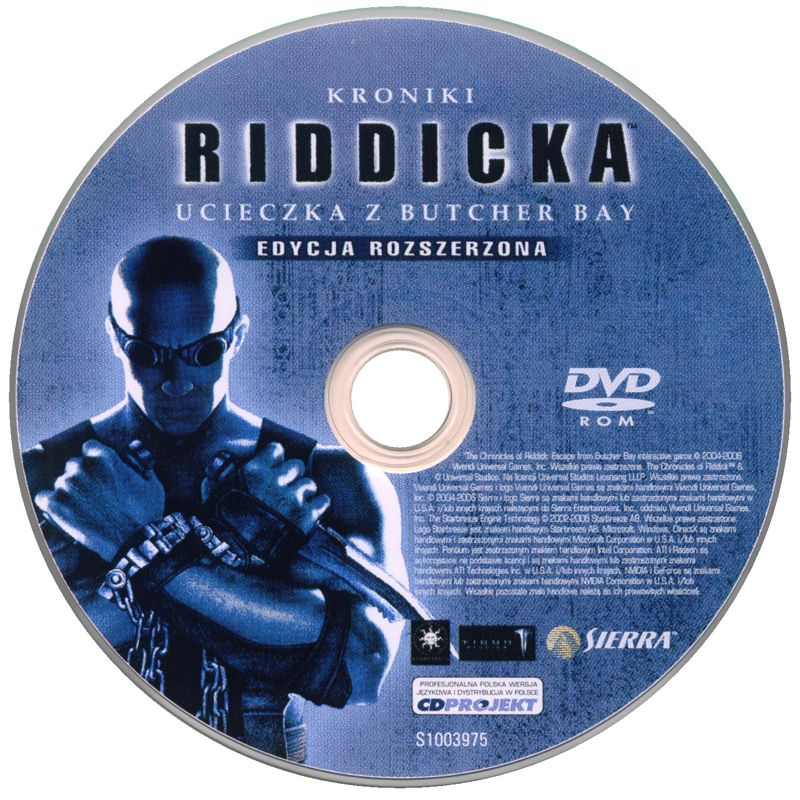 Media for The Chronicles of Riddick: Escape from Butcher Bay (Windows) (eXtra Klasyka neXt Release)