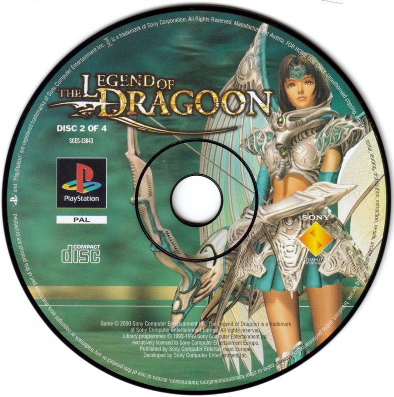 Media for The Legend of Dragoon (PlayStation): Disc 2