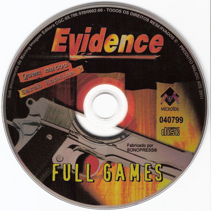 Media for Evidence: The Last Report (DOS and Windows) (Fullgames covermount)