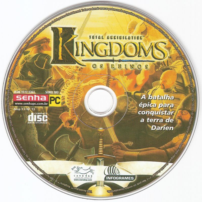 Media for Total Annihilation: Kingdoms (Windows) (Senha PC covermount)