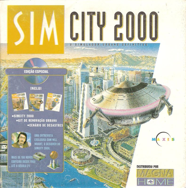 Front Cover for SimCity 2000: CD Collection (DOS and Windows and Windows 3.x) (Projeto Ensino Online release)