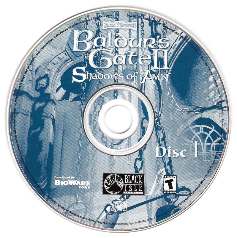 Media for Baldur's Gate II: The Collection (Windows): SoA Disc 1