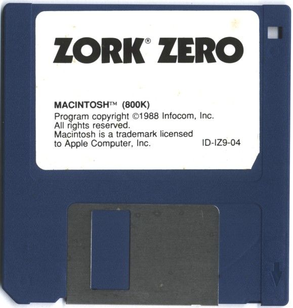 Media for Zork Zero: The Revenge of Megaboz (Macintosh)