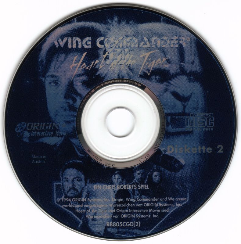 Media for Wing Commander III: Heart of the Tiger (DOS): Disc 2
