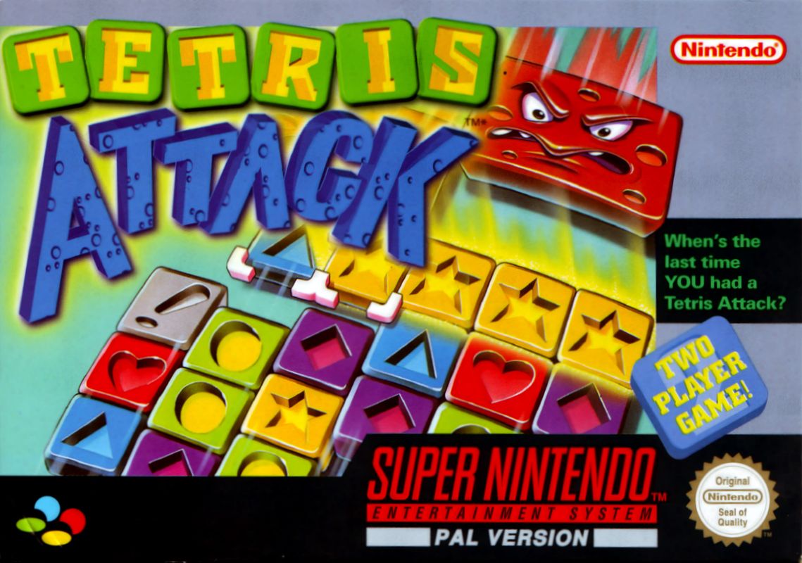 Tetris Attack cover or packaging material - MobyGames