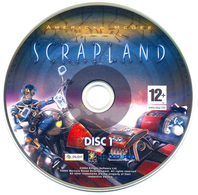 Media for American McGee presents Scrapland (Windows): Disc 1