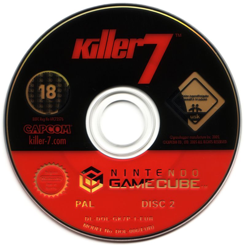 Media for Killer7 (GameCube): Disc 1/2