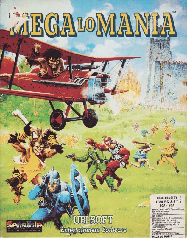 Front Cover for Mega lo Mania (DOS)