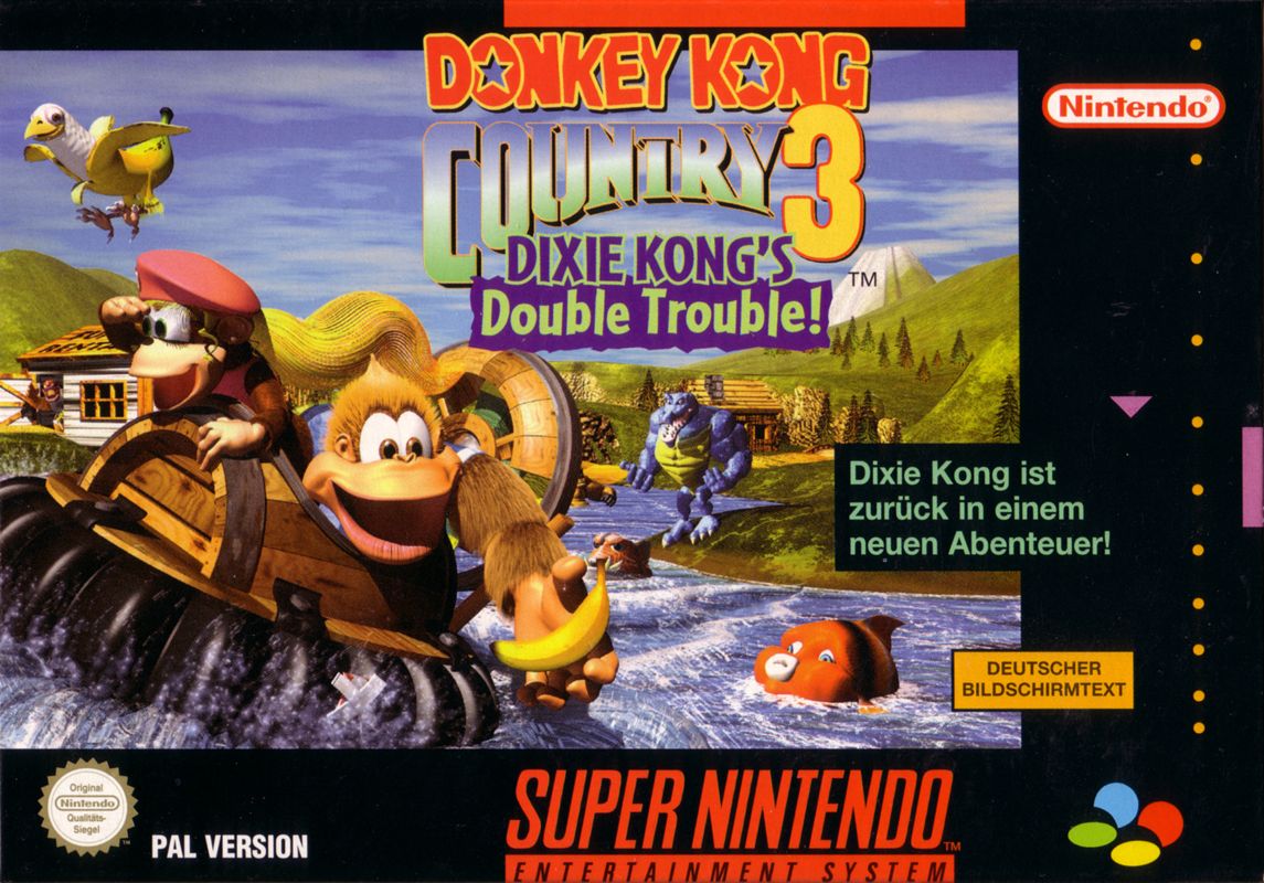 Front Cover for Donkey Kong Country 3: Dixie Kong's Double Trouble! (SNES)