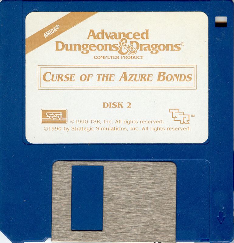 Media for Curse of the Azure Bonds (Amiga): Disk 2