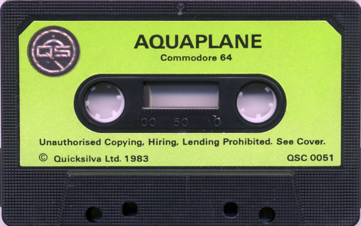 Media for Aquaplane (Commodore 64)