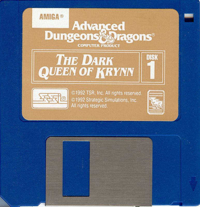 Media for The Dark Queen of Krynn (Amiga): Disk 1