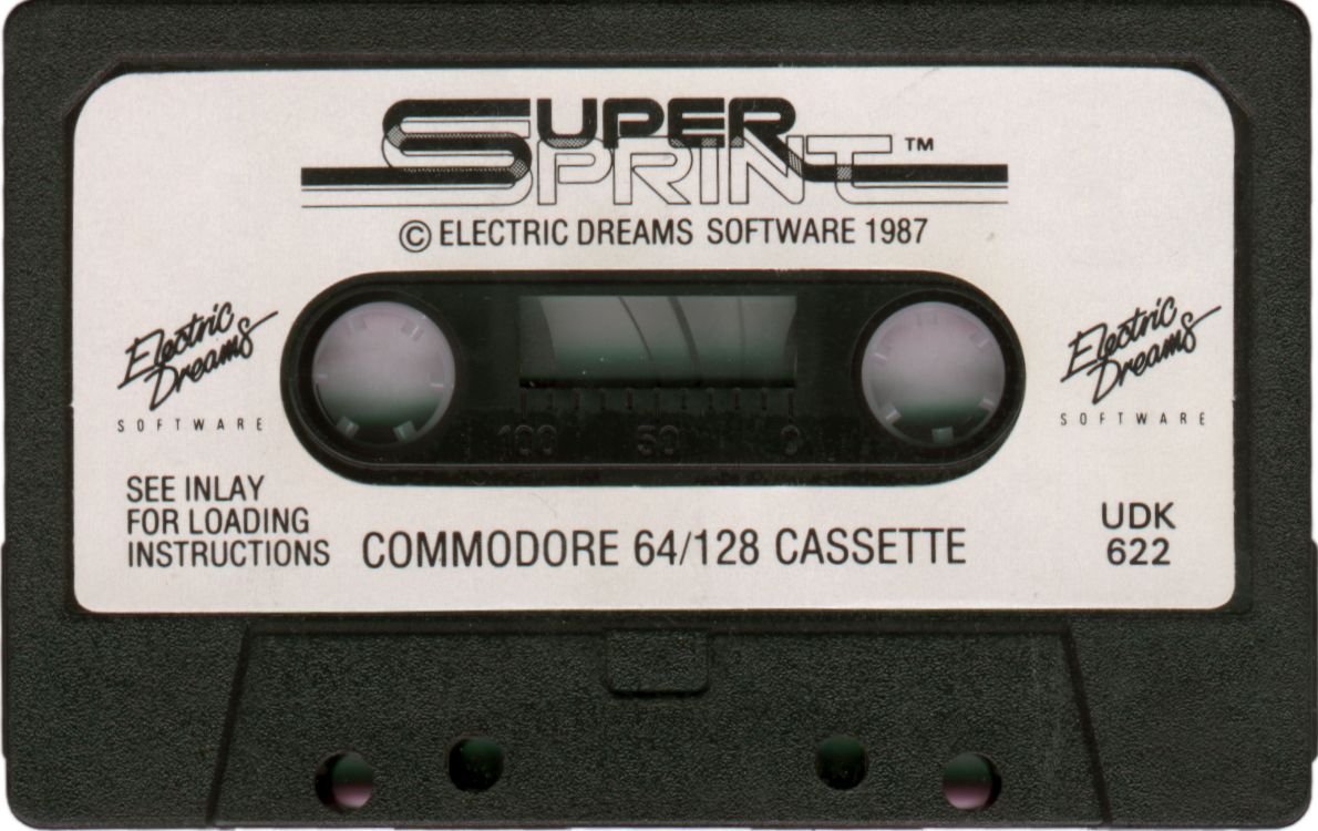 Media for Super Sprint (Commodore 64)