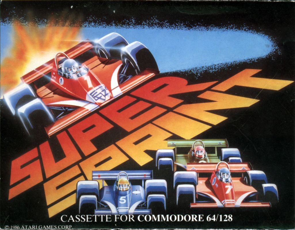 Front Cover for Super Sprint (Commodore 64)