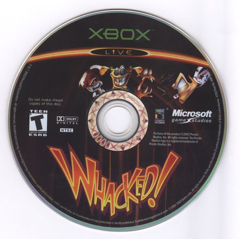 Media for Whacked! (Xbox)