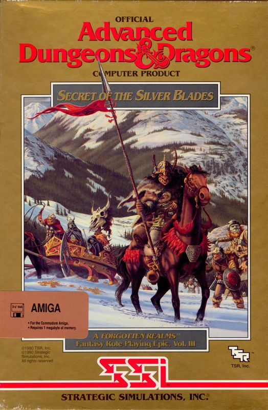 Front Cover for Secret of the Silver Blades (Amiga)