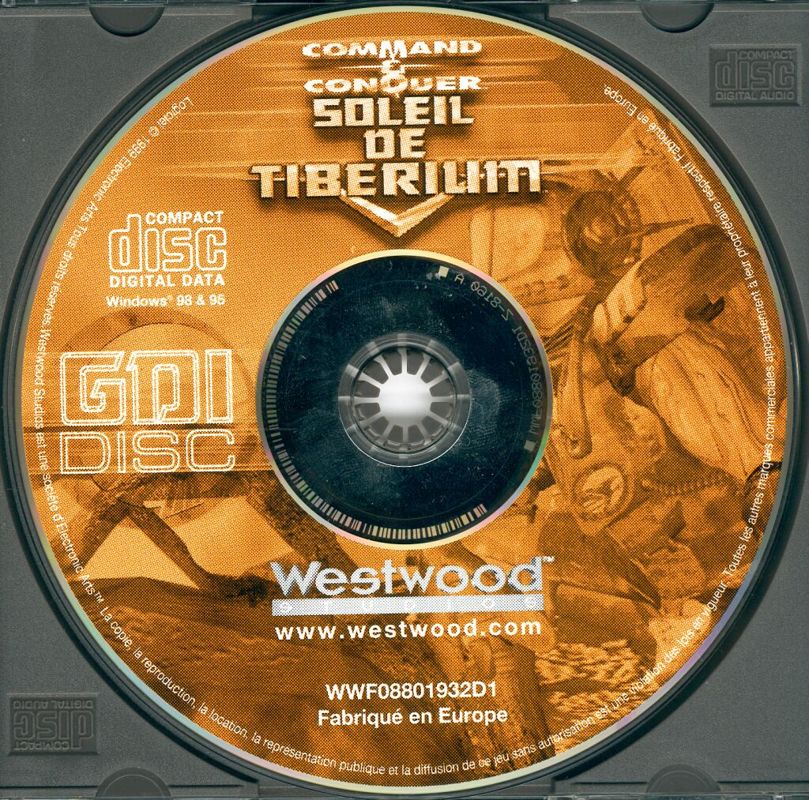 Media for Command & Conquer: Tiberian Sun (Windows): Disc 1 - GDI