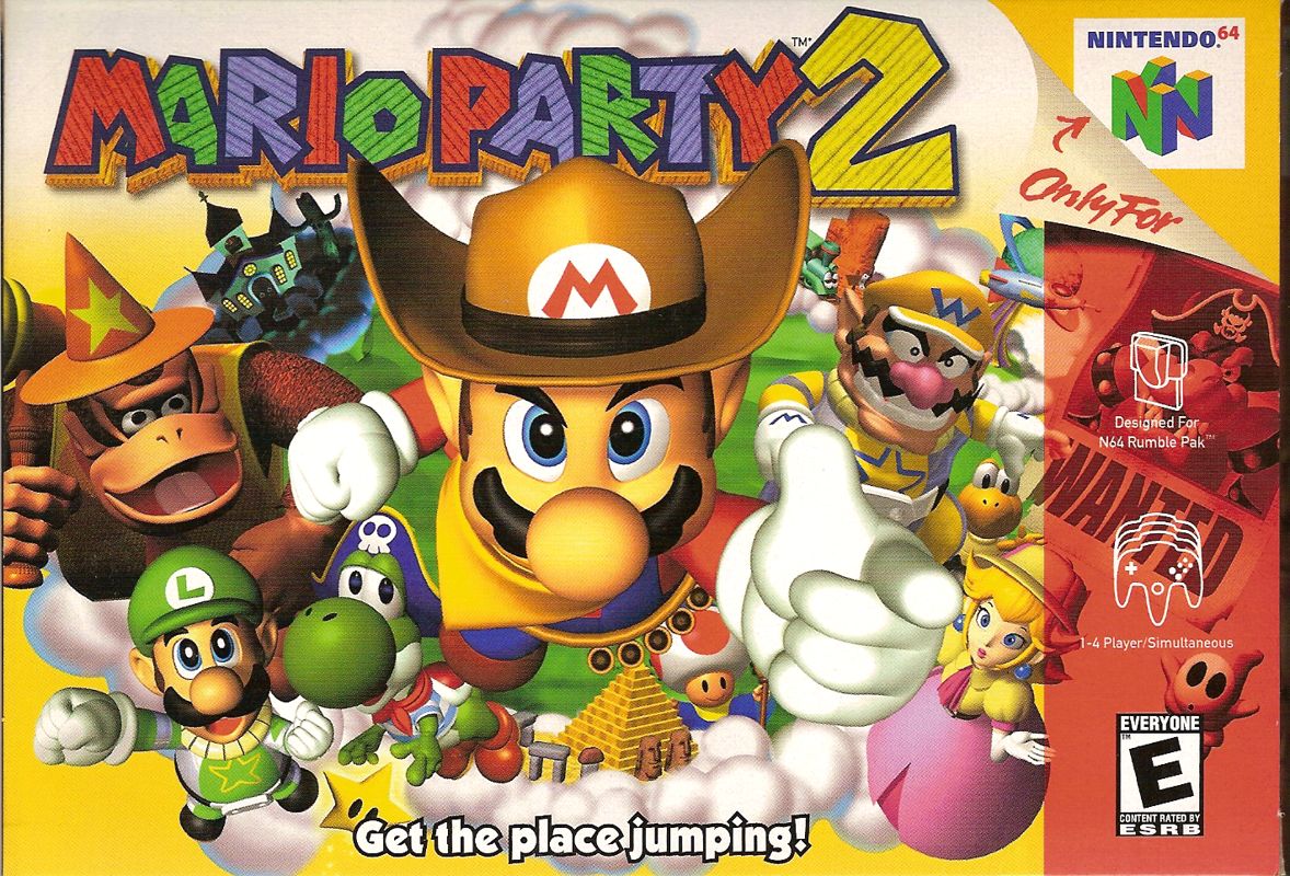 Front Cover for Mario Party 2 (Nintendo 64)