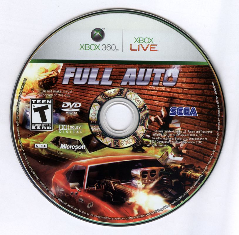 Media for Full Auto (Xbox 360)
