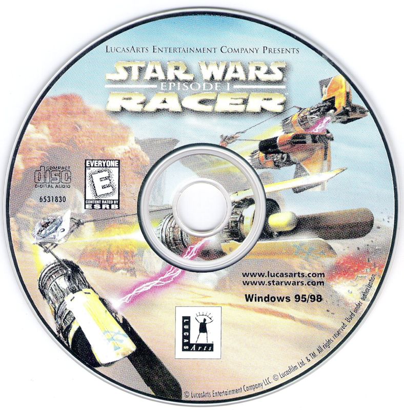 Media for Star Wars: Episode I - Racer (Windows)