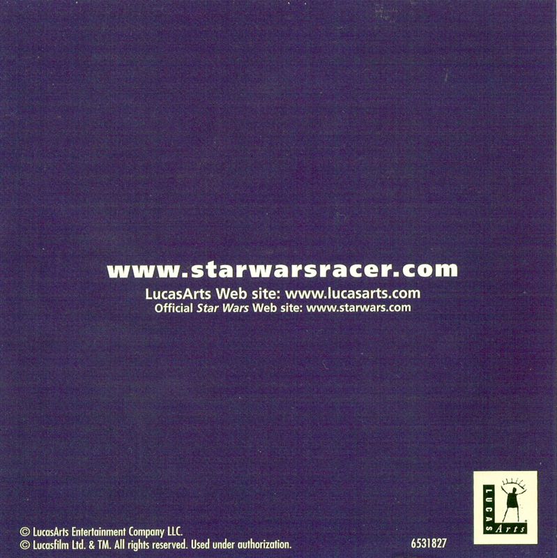 Other for Star Wars: Episode I - Racer (Windows): Jewel Case - Inlay