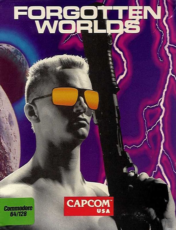 Front Cover for Forgotten Worlds (Commodore 64)