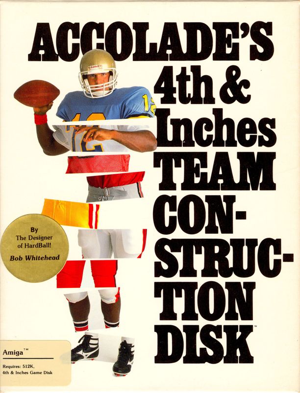 Front Cover for 4th & Inches Team Construction Disk (Amiga)