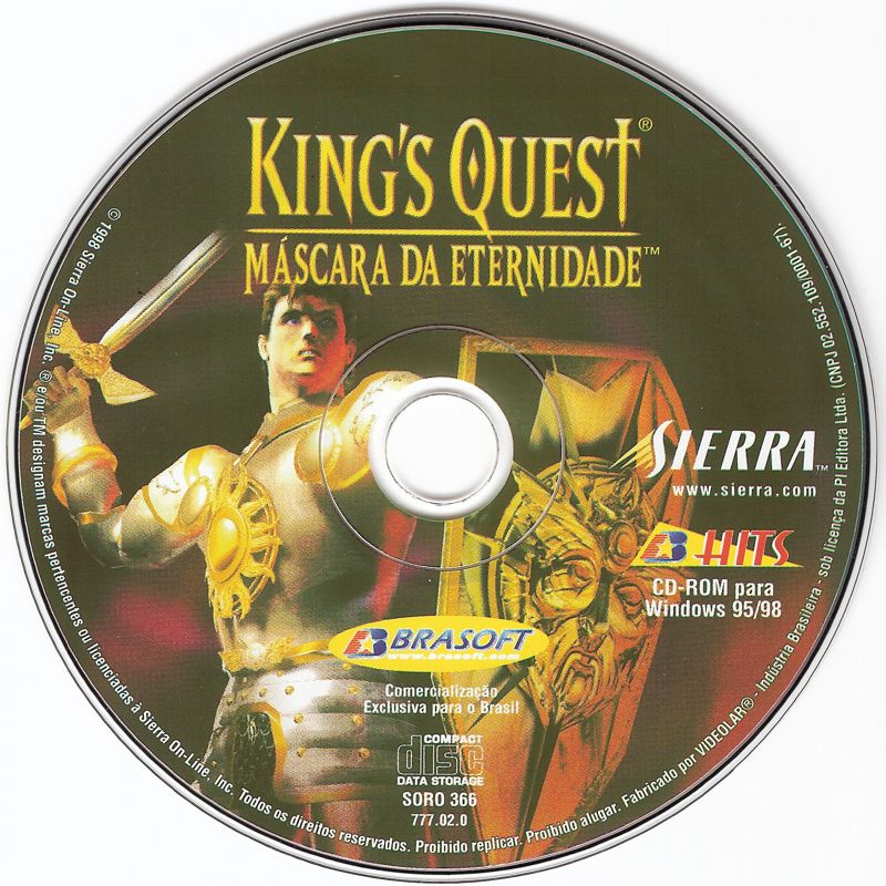 Media for King's Quest: Mask of Eternity (Windows) (Brasoft Hits release)