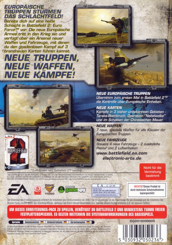 Battlefield 2 booster pack euro force прохождение